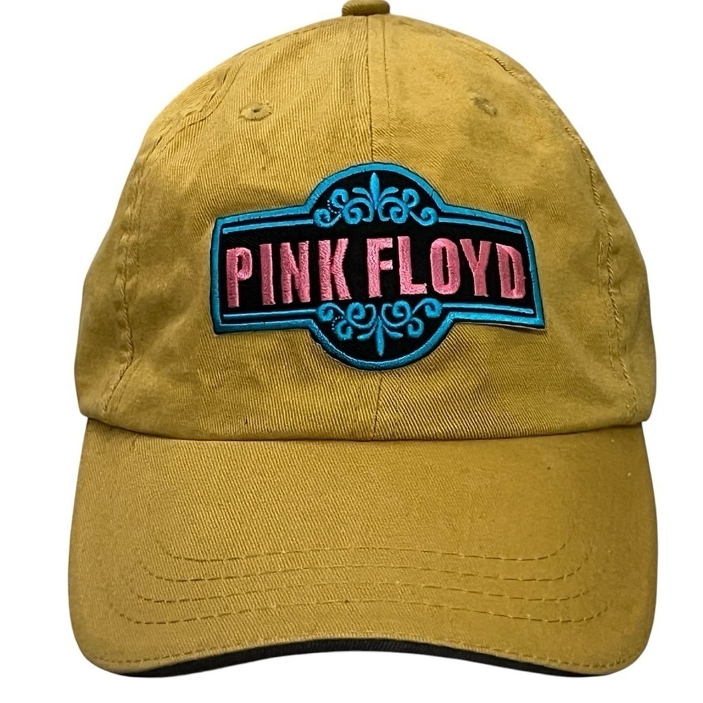 Pink Floyd Backstage Adjustable Mustard Colored Cotton Cap
